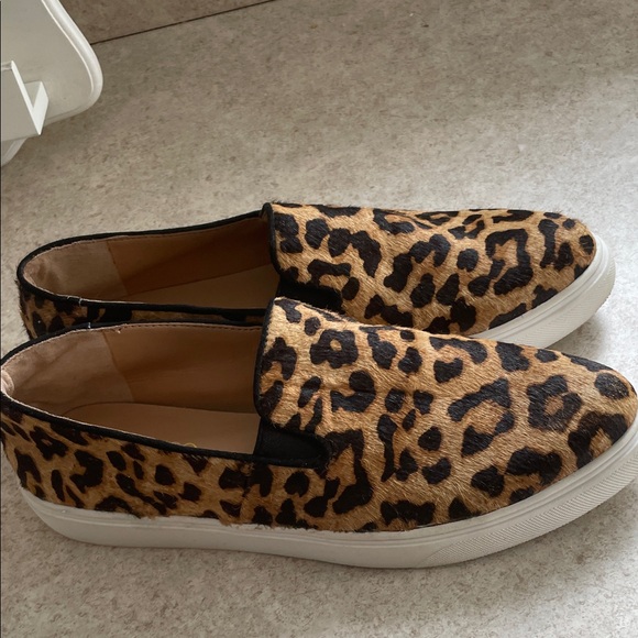 Franco Sarto Animal Print Slip-On Shoes - Picture 5 of 8